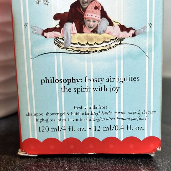 Philosophy WINTER ESCAPE Fresh Vanilla Frost Shampoo, Shower Gel Bubble Bath - Picture 4 of 8
